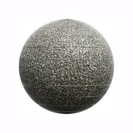 Rock metal fence